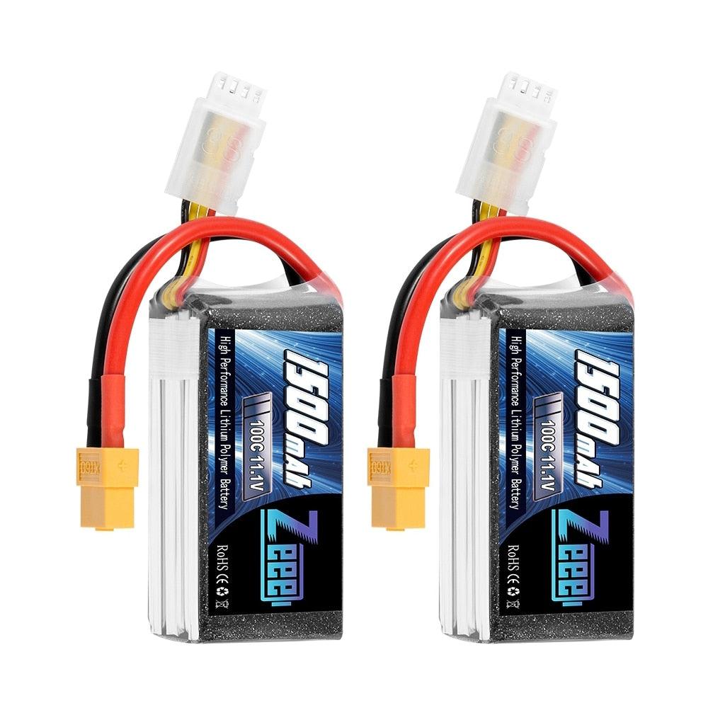 2units Zeee 11.1V 1500mAh 100C 3S Lipo Battery with XT60 Plug Softcase RC Battery for RC Quad Drone RC Car Truck Airplane FPV Battery 1 2units Zeee 11.1V 1500mAh 100C 3S Lipo Battery with XT60 Plug Softcase RC Battery for RC Quad Drone RC Car Truck Airplane FPV Battery