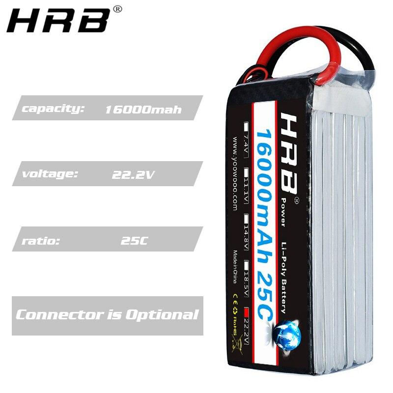 HRB Lipo 6S Battery 16000mah - 22.2V AS150 XT150 XT90 XT90-S Deans T XT60 EC5 RC Multicopter Airplane Helicopter Skateboard Parts 9 HRB Lipo 6S Battery 16000mah - 22.2V AS150 XT150 XT90 XT90-S Deans T XT60 EC5 RC Multicopter Airplane Helicopter Skateboard Parts - Image 9
