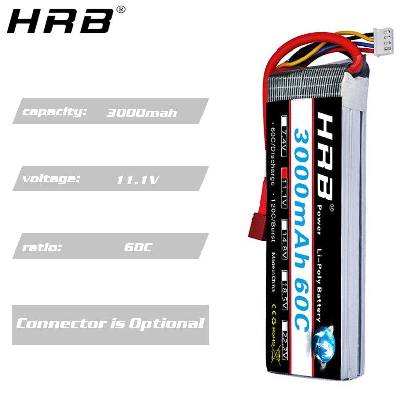 HRB 3S 11.1V 3000mah Lipo Battery - 60C XT60 EC5 T Deans XT90 Connector For Car FPV Airplane Drone Boat Truck RC Parts 8 HRB 3S 11.1V 3000mah Lipo Battery - 60C XT60 EC5 T Deans XT90 Connector For Car FPV Airplane Drone Boat Truck RC Parts — изображение 8