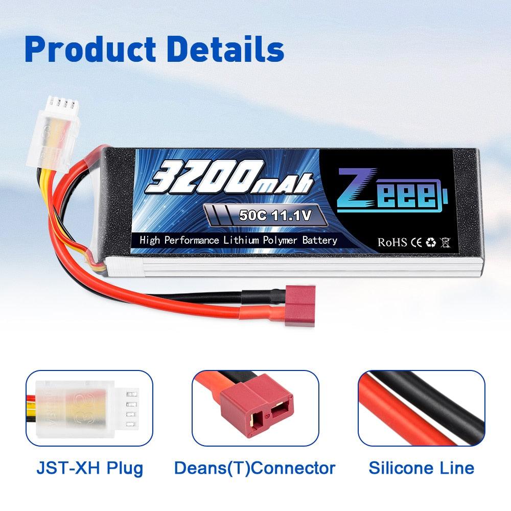 2units Zeee 11.1V 50C 3200mAh 3S Lipo Battery with Deans Connector Softcase Battery for RC Airplane Helicopter RC Car Truck Boat FPV Battery 7 2units Zeee 11.1V 50C 3200mAh 3S Lipo Battery with Deans Connector Softcase Battery for RC Airplane Helicopter RC Car Truck Boat FPV Battery — изображение 7