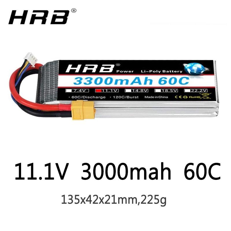 HRB 3S 11.1V 3000mah Lipo Battery - 60C XT60 EC5 T Deans XT90 Connector For Car FPV Airplane Drone Boat Truck RC Parts 2 HRB 3S 11.1V 3000mah Lipo Battery - 60C XT60 EC5 T Deans XT90 Connector For Car FPV Airplane Drone Boat Truck RC Parts — изображение 2
