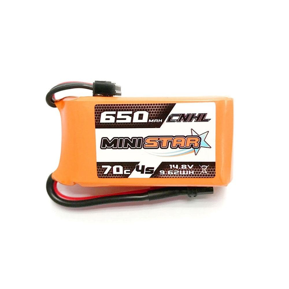 3PCS CNHL14.8V 650mAh Lipo 4S Battery for FPV Drone - 70C MiniStar With XT30U Plug For Mini Quad RC FPV Airplane Quadcopter Drone Hobby Part 1 3PCS CNHL14.8V 650mAh Lipo 4S Battery for FPV Drone - 70C MiniStar With XT30U Plug For Mini Quad RC FPV Airplane Quadcopter Drone Hobby Part
