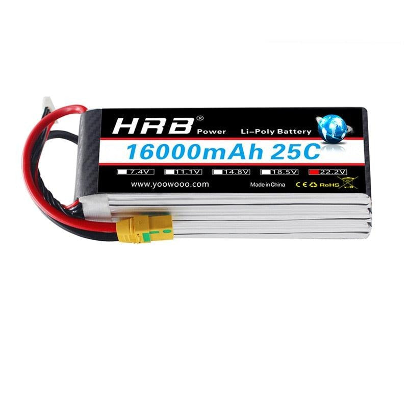 HRB Lipo 6S Battery 16000mah - 22.2V AS150 XT150 XT90 XT90-S Deans T XT60 EC5 RC Multicopter Airplane Helicopter Skateboard Parts 1 HRB Lipo 6S Battery 16000mah - 22.2V AS150 XT150 XT90 XT90-S Deans T XT60 EC5 RC Multicopter Airplane Helicopter Skateboard Parts