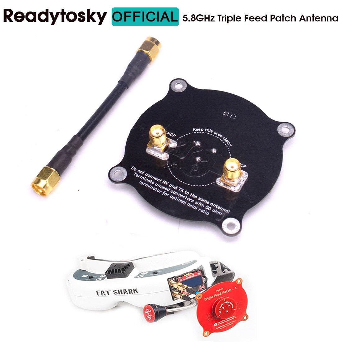 NEW 5.8GHz Triple Feed Patch Antenna SMA / RP SMA Directional Circularly Polarized Antenna for FPV Fatshark Goggles RC Drone 3 NEW 5.8GHz Triple Feed Patch Antenna SMA / RP SMA Directional Circularly Polarized Antenna for FPV Fatshark Goggles RC Drone - Image 3