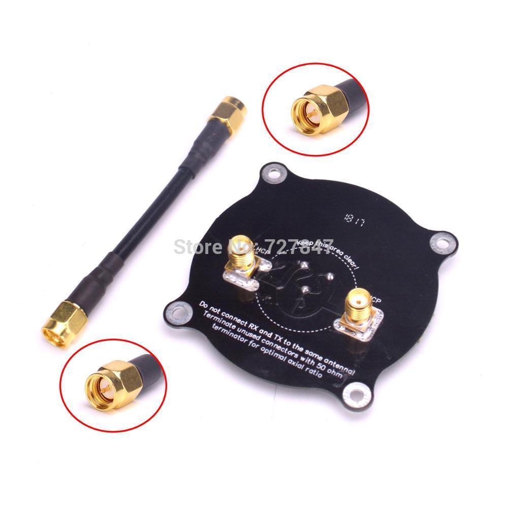NEW 5.8GHz Triple Feed Patch Antenna SMA / RP SMA Directional Circularly Polarized Antenna for FPV Fatshark Goggles RC Drone 5 NEW 5.8GHz Triple Feed Patch Antenna SMA / RP SMA Directional Circularly Polarized Antenna for FPV Fatshark Goggles RC Drone - Image 5