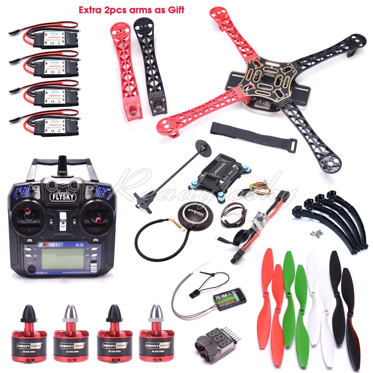 F450 450mm Quadcopter Frame Kit w/ APM2.8 Flight Controller 7M GPS 30A Simonk ESC 2212 920KV Flysky FS-i6 IA6 For RC Quadcopter 2 F450 450mm Quadcopter Frame Kit w/ APM2.8 Flight Controller 7M GPS 30A Simonk ESC 2212 920KV Flysky FS-i6 IA6 For RC Quadcopter — изображение 2