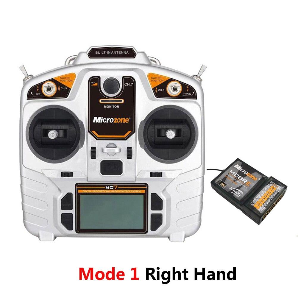MicroZone MC7 - 2.4G Controller Transmitter With MC8RE Receiver Radio System for RC Airplane Drone multirotor Helicopter VS MC6C 6 MicroZone MC7 - 2.4G Controller Transmitter With MC8RE Receiver Radio System for RC Airplane Drone multirotor Helicopter VS MC6C - Image 6