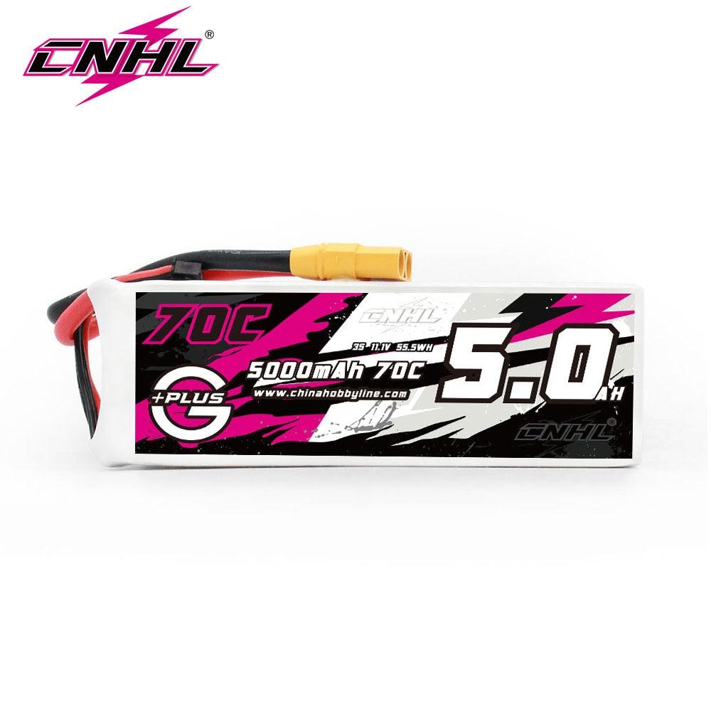 CNHL Lipo Battery For FPV Drone - 3S 4S 6S 11.1V 14.8V 22.2V 5000mAh 70C G+PLUS With XT90 Plug For RC Car Boat Airplane Helicopter 2 CNHL Lipo Battery For FPV Drone - 3S 4S 6S 11.1V 14.8V 22.2V 5000mAh 70C G+PLUS With XT90 Plug For RC Car Boat Airplane Helicopter — изображение 2