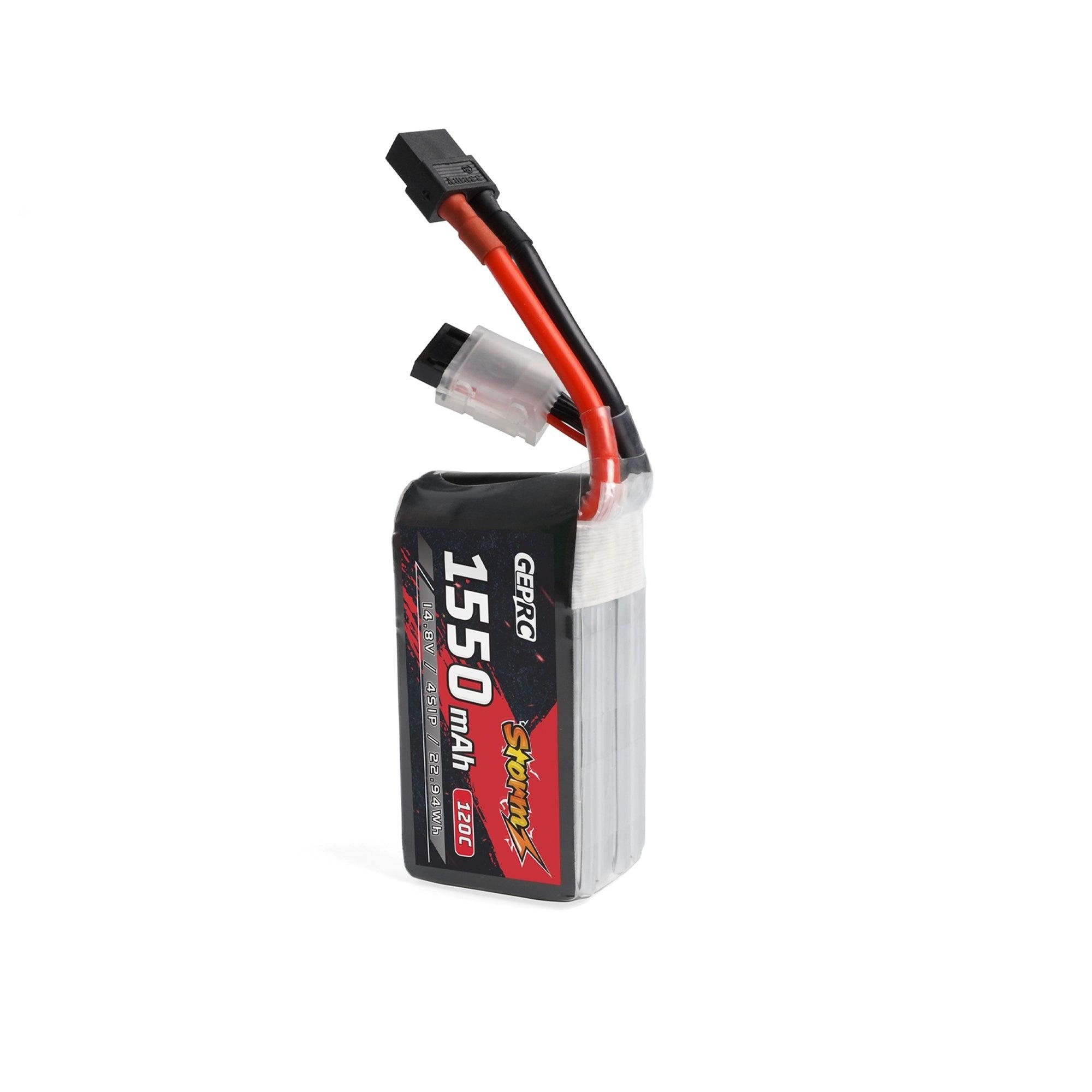 GEPRC Storm 4S 1550mAh 120C Lipo Battery - Suitable For 3-5Inch Series Drone For RC FPV Quadcopter Freestyle Series Drone Parts FPV Battery 1 GEPRC Storm 4S 1550mAh 120C Lipo Battery - Suitable For 3-5Inch Series Drone For RC FPV Quadcopter Freestyle Series Drone Parts FPV Battery
