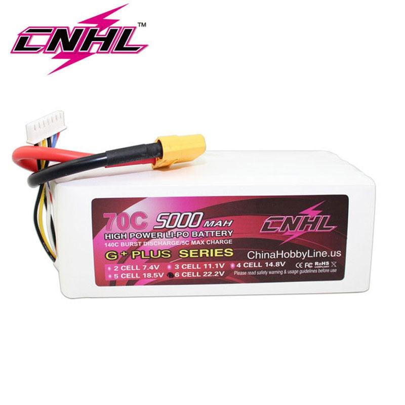 CNHL Lipo Battery For FPV Drone - 3S 4S 6S 11.1V 14.8V 22.2V 5000mAh 70C G+PLUS With XT90 Plug For RC Car Boat Airplane Helicopter 3 CNHL Lipo Battery For FPV Drone - 3S 4S 6S 11.1V 14.8V 22.2V 5000mAh 70C G+PLUS With XT90 Plug For RC Car Boat Airplane Helicopter — изображение 3