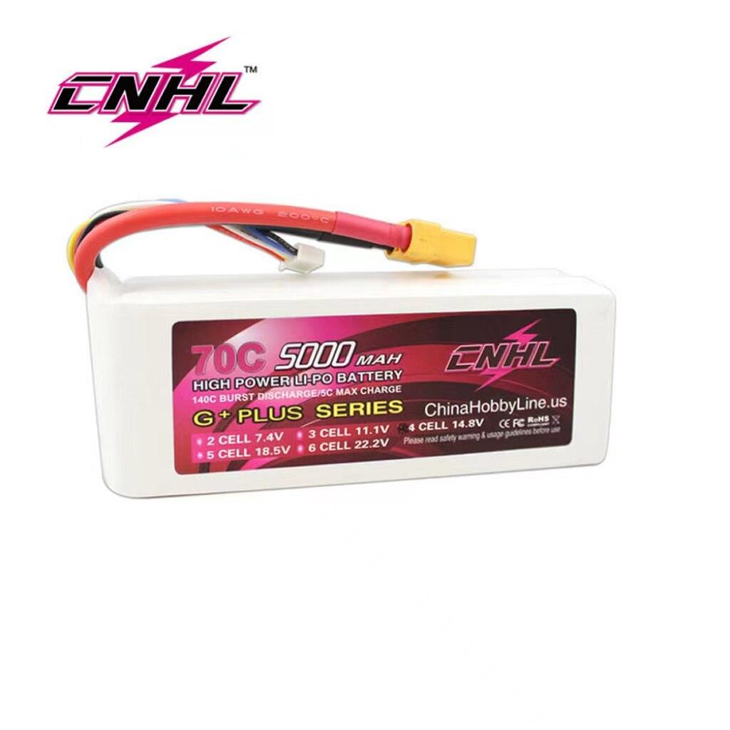 CNHL Lipo Battery For FPV Drone - 3S 4S 6S 11.1V 14.8V 22.2V 5000mAh 70C G+PLUS With XT90 Plug For RC Car Boat Airplane Helicopter 5 CNHL Lipo Battery For FPV Drone - 3S 4S 6S 11.1V 14.8V 22.2V 5000mAh 70C G+PLUS With XT90 Plug For RC Car Boat Airplane Helicopter — изображение 5