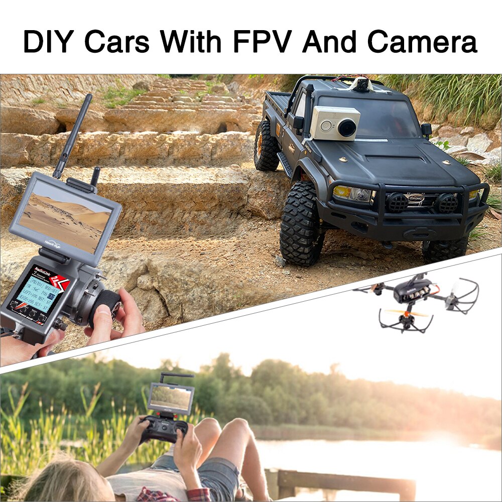 Hawkeye Little Pilot 5.8G FPV Monitor - 480×272 4.3inch Screen 48 Channels FPV Display Screen Receiver Integrate for RC Drone 4 Hawkeye Little Pilot 5.8G FPV Monitor - 480×272 4.3inch Screen 48 Channels FPV Display Screen Receiver Integrate for RC Drone - Image 4