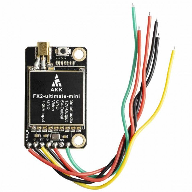 AKK FX2-ultimate-mini VTX - 5.8GHZ 8Channel 10KM 25mW/200mW/600mW/1000mW/1200mW FPV Video Transmitter Support Smart Audio 1 AKK FX2-ultimate-mini VTX - 5.8GHZ 8Channel 10KM 25mW/200mW/600mW/1000mW/1200mW FPV Video Transmitter Support Smart Audio