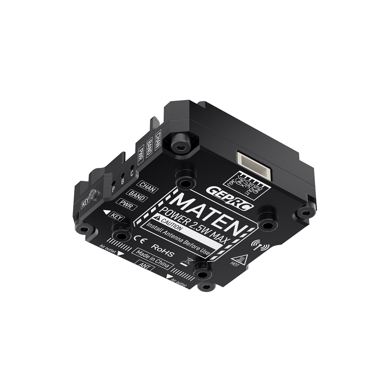 GEPRC MATEN 5.8G 2.5W VTX PRO - 7 - 36V 72CH 25mW/200mW/600mW/1600mW/2500mW/Pit mode 7 GEPRC MATEN 5.8G 2.5W VTX PRO - 7 - 36V 72CH 25mW/200mW/600mW/1600mW/2500mW/Pit mode - Image 7
