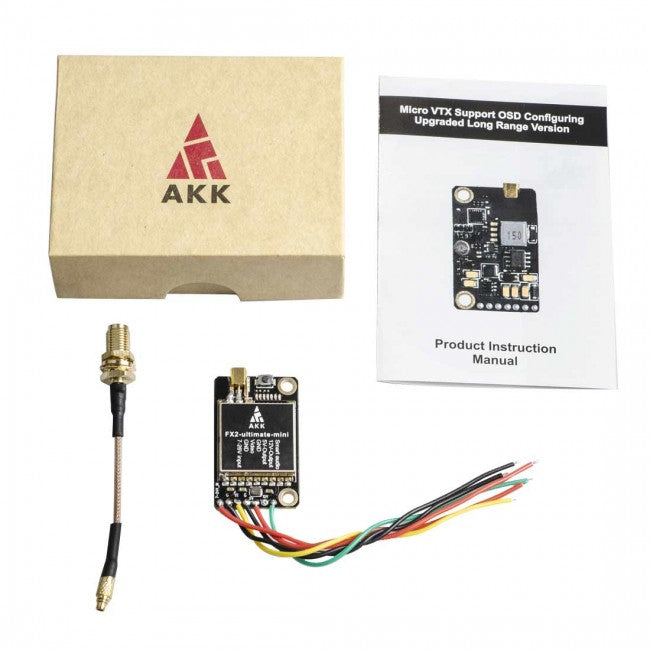 AKK FX2-ultimate-mini VTX - 5.8GHZ 8Channel 10KM 25mW/200mW/600mW/1000mW/1200mW FPV Video Transmitter Support Smart Audio 8 AKK FX2-ultimate-mini VTX - 5.8GHZ 8Channel 10KM 25mW/200mW/600mW/1000mW/1200mW FPV Video Transmitter Support Smart Audio - Image 8