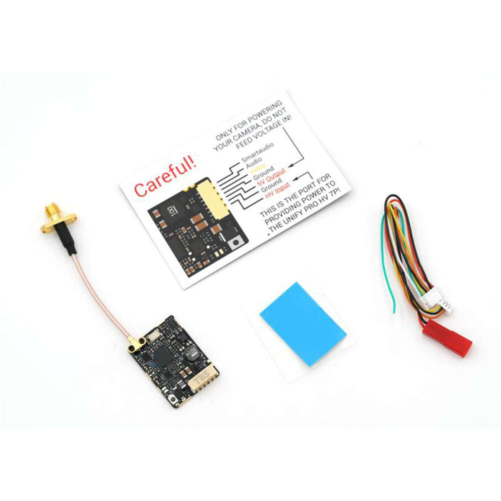 TBS UNIFY PRO 5G8 HV (SMA) VTX - 7g 2S - 6S 25mW 200mW 500mW 800mW 5.8G Video Transmitter 3 TBS UNIFY PRO 5G8 HV (SMA) VTX - 7g 2S - 6S 25mW 200mW 500mW 800mW 5.8G Video Transmitter - Image 3