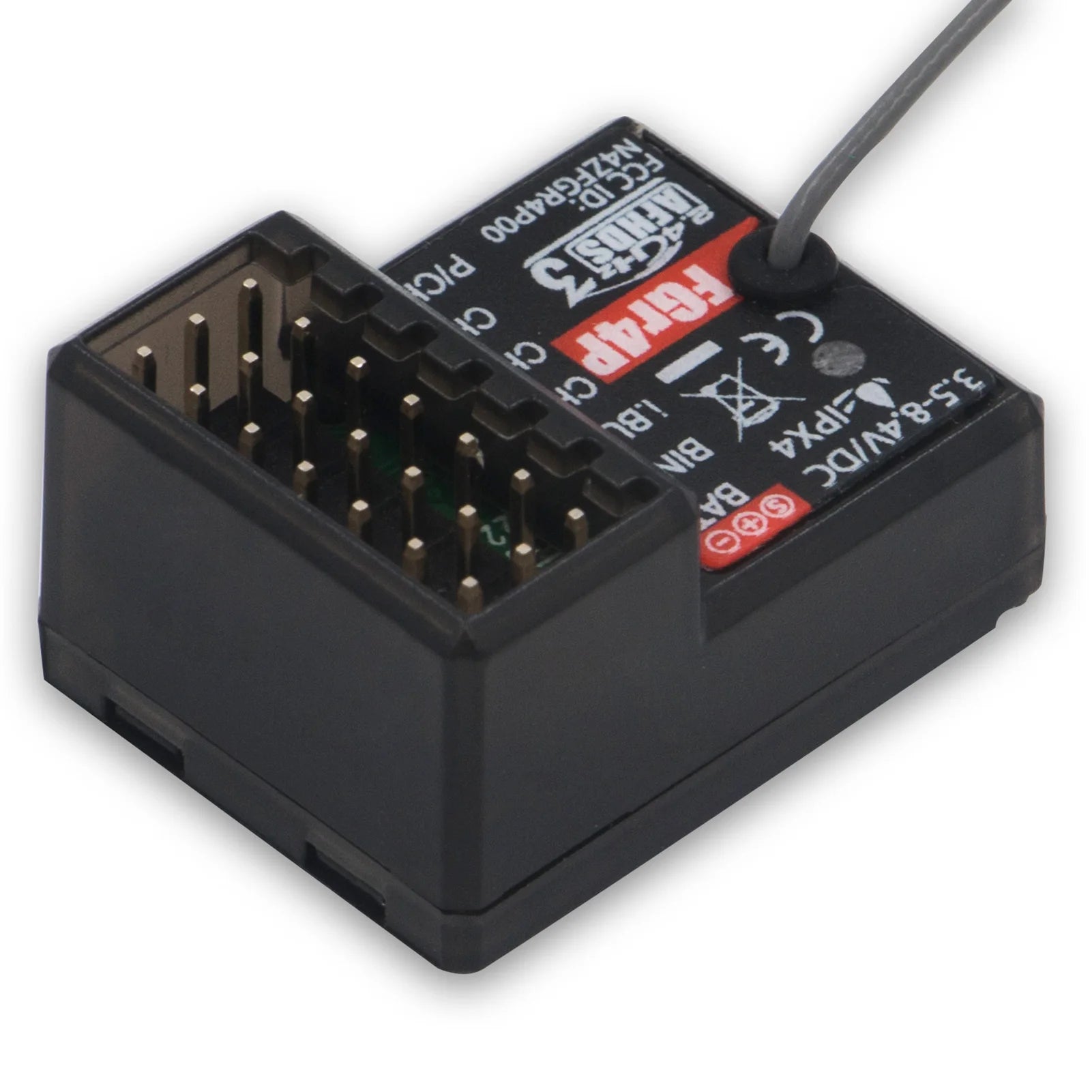 FlySky FGR4P 2.4GHz 4CH Receiver - AFHDS 3 PWM/PPM/I.bus/S.bus Output for FSG4P Transmitter RC Car Boat 2 FlySky FGR4P 2.4GHz 4CH Receiver - AFHDS 3 PWM/PPM/I.bus/S.bus Output for FSG4P Transmitter RC Car Boat — изображение 2