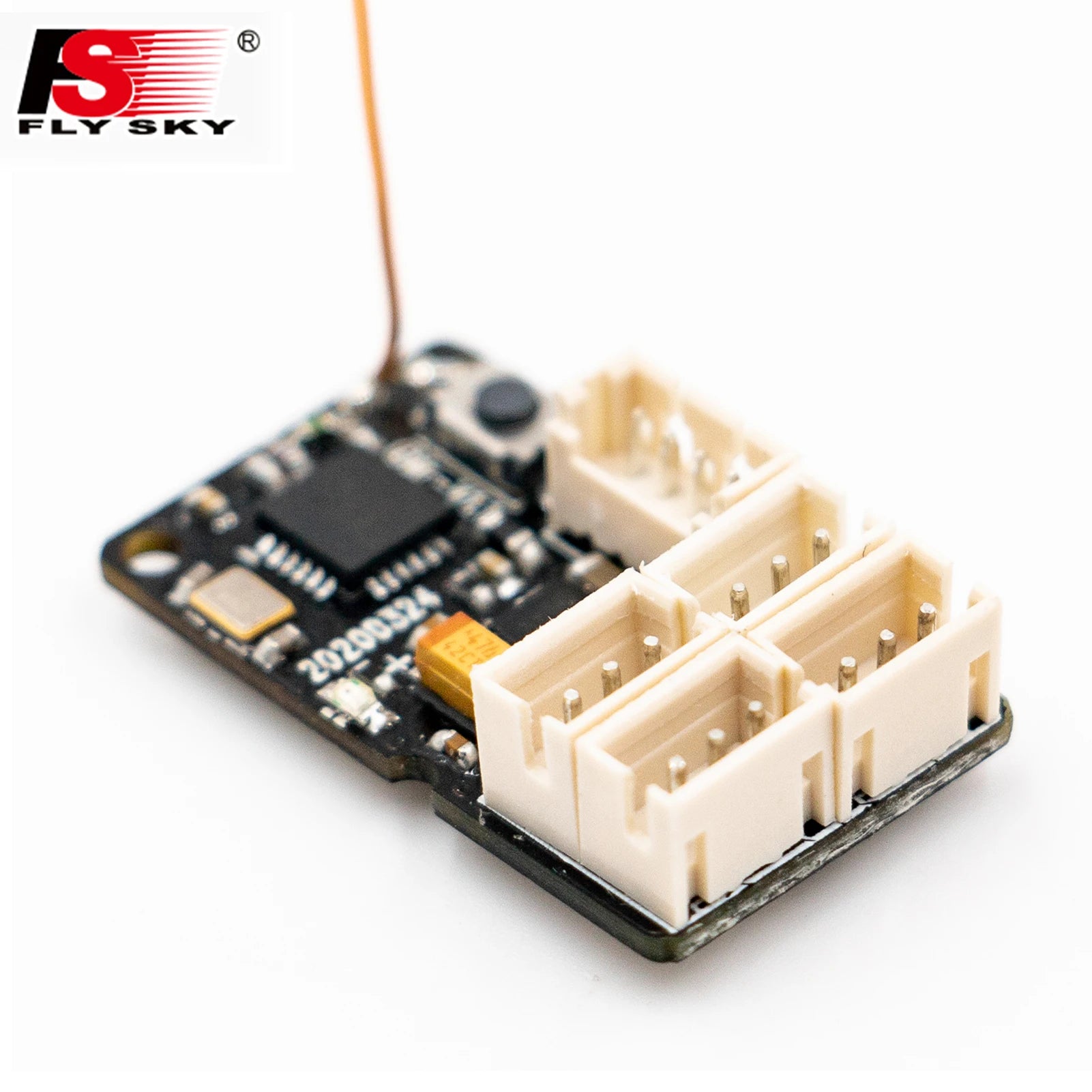 FLYSKY GMR 2.4GHz 4CH Receiver - AFHDS 3 PWM Output for RC Racing Vehicle Compatible with NB4/NB4 Lite Transmitters DIY Replacement 2 FLYSKY GMR 2.4GHz 4CH Receiver - AFHDS 3 PWM Output for RC Racing Vehicle Compatible with NB4/NB4 Lite Transmitters DIY Replacement - Image 2