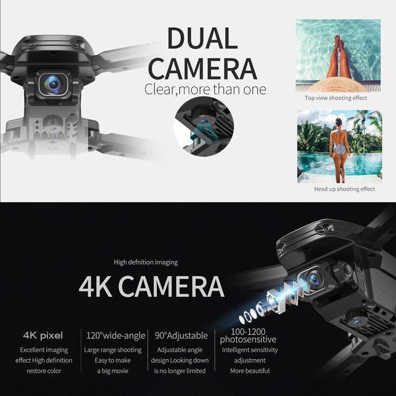 S171 Pro Drone - 2.4G Mini Drone With Camera 4k HD Dual Camera Pro Fpv Altitude Hold Wifi Foldable Quadcopter Flight RC Helicopter Toy Xmas Gift 14 S171 Pro Drone - 2.4G Mini Drone With Camera 4k HD Dual Camera Pro Fpv Altitude Hold Wifi Foldable Quadcopter Flight RC Helicopter Toy Xmas Gift — изображение 14