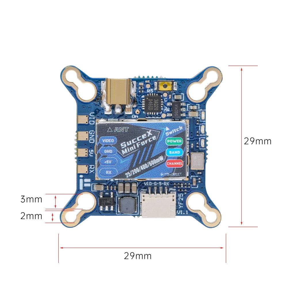 iFlight SucceX Mini Force 5.8GHz 600mW VTX Adjustable with MMCX Connector for FPV part 2 iFlight SucceX Mini Force 5.8GHz 600mW VTX Adjustable with MMCX Connector for FPV part - Image 2