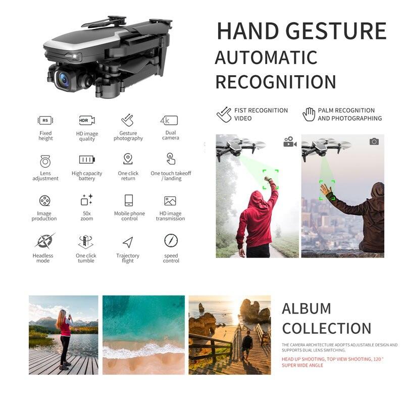S171 Pro Drone - 2.4G Mini Drone With Camera 4k HD Dual Camera Pro Fpv Altitude Hold Wifi Foldable Quadcopter Flight RC Helicopter Toy Xmas Gift 12 S171 Pro Drone - 2.4G Mini Drone With Camera 4k HD Dual Camera Pro Fpv Altitude Hold Wifi Foldable Quadcopter Flight RC Helicopter Toy Xmas Gift — изображение 12