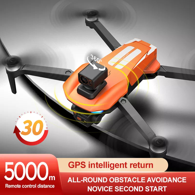 AE8 Pro Max Drone - 360 Obstacle Avoidance Automatic GPS Follow Quadcopter 8K HD Brushless Aerial Photography RC Aircraft Professional Camera Drone 5 AE8 Pro Max Drone - 360 Obstacle Avoidance Automatic GPS Follow Quadcopter 8K HD Brushless Aerial Photography RC Aircraft Professional Camera Drone - Image 5