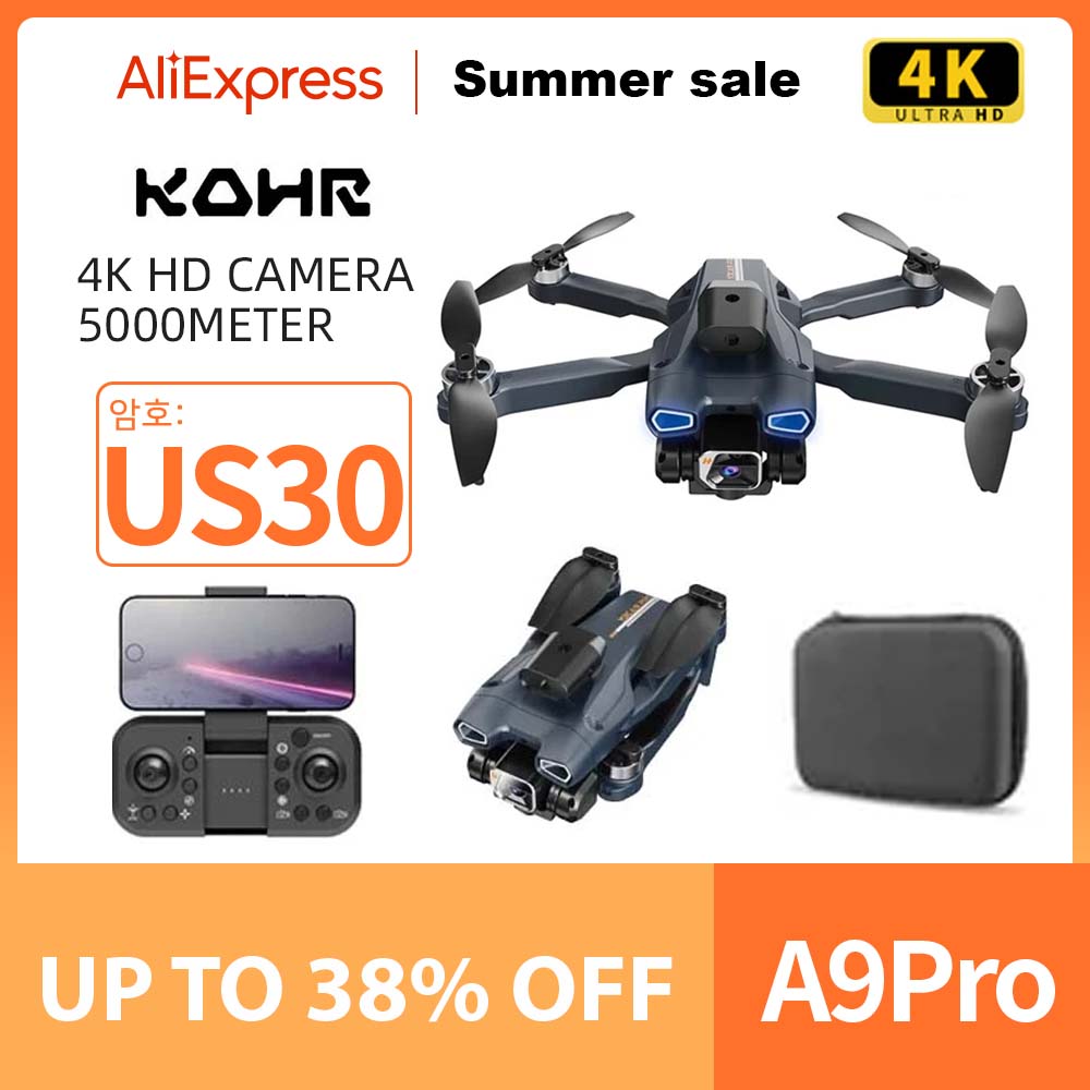 A9 PRO Drone - 2.4G WIFI FPV With 4K HD Camera 20min Flight Time Brushless Foldable ProfessionalRC Drone Quadcopter Toy 2 A9 PRO Drone - 2.4G WIFI FPV With 4K HD Camera 20min Flight Time Brushless Foldable ProfessionalRC Drone Quadcopter Toy - Image 2