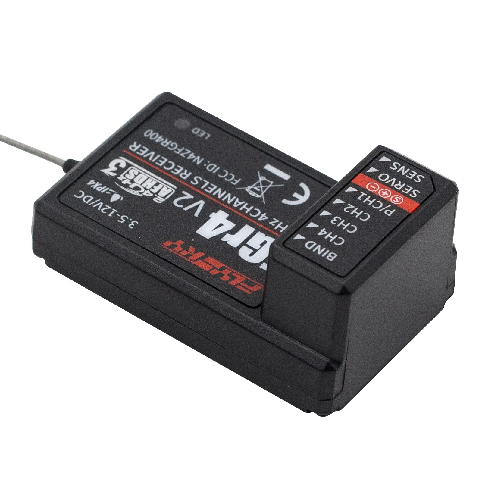 FlySky FS-FGR4 2.4Ghz 4CH Receiver - AFHDS3 for FlySky Noble FS-NB4 Transmitter 4 FlySky FS-FGR4 2.4Ghz 4CH Receiver - AFHDS3 for FlySky Noble FS-NB4 Transmitter — изображение 4