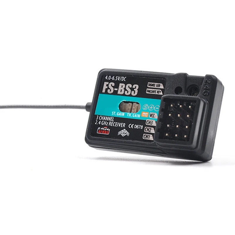 Flysky FS-BS3 3CH Receiver - For RC Controller FS GT2 GT2B GT3B GT3C T4B CT6B T6 RC Car Boat Spare Parts 2 Flysky FS-BS3 3CH Receiver - For RC Controller FS GT2 GT2B GT3B GT3C T4B CT6B T6 RC Car Boat Spare Parts — изображение 2