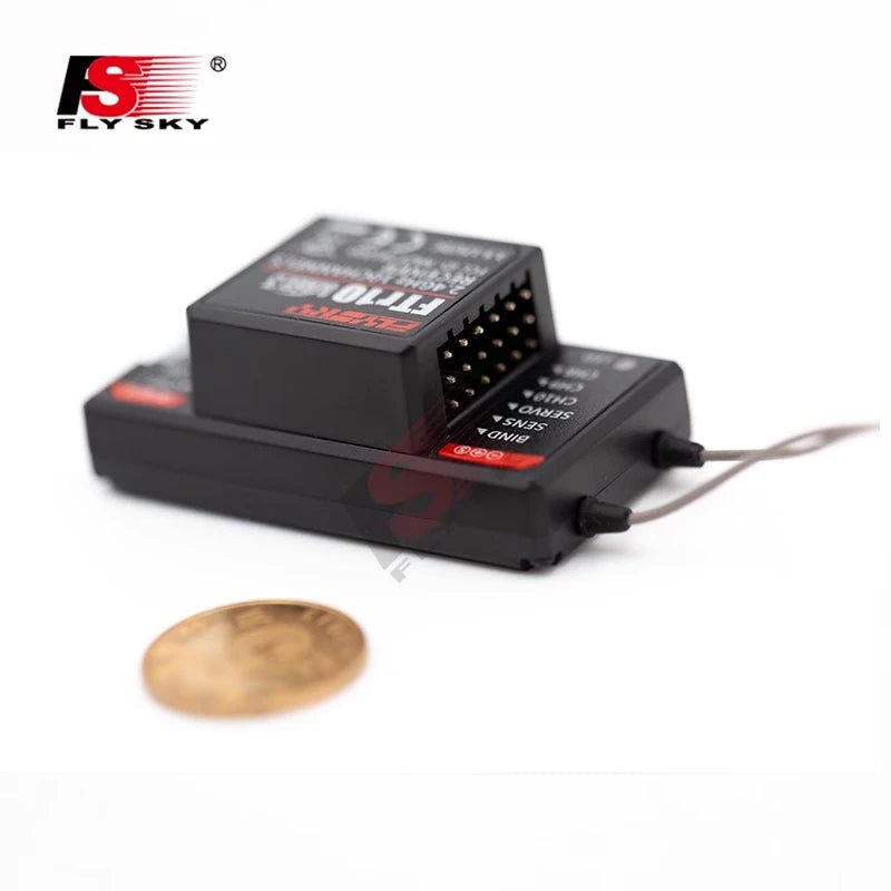 FLYSKY FTR10 2.4Ghz 10CH receiver - is suitable for PL18 NB4 FRM301 FRM302 remote control 3 FLYSKY FTR10 2.4Ghz 10CH receiver - is suitable for PL18 NB4 FRM301 FRM302 remote control - Image 3
