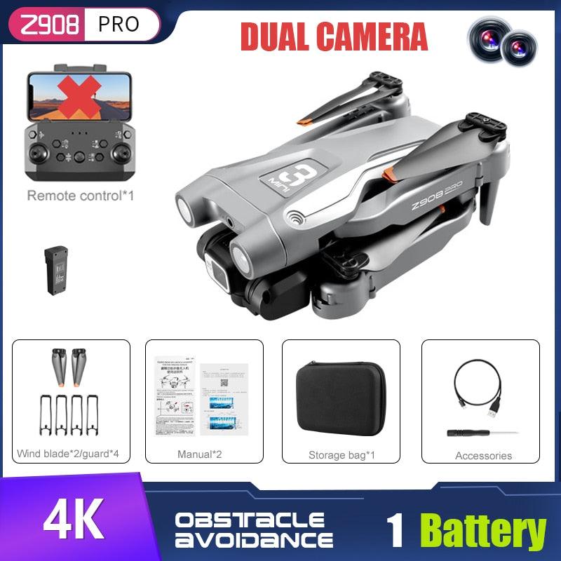 New Z908 Pro Drone - 2.4G WIFI Mini Drone 4k Professional Obstacle Avoidance Helicopter Remote Control Quadcopter RC Drone Toy 7 New Z908 Pro Drone - 2.4G WIFI Mini Drone 4k Professional Obstacle Avoidance Helicopter Remote Control Quadcopter RC Drone Toy - Image 7