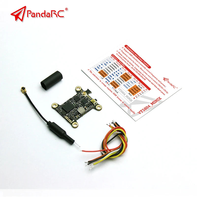 PandaRC VT5804 MINI X VTX - 5.8G 25mw/50mw/100mw/200mw/400mw image transmission support OSD adjustment with audio for FPV Drone 4 PandaRC VT5804 MINI X VTX - 5.8G 25mw/50mw/100mw/200mw/400mw image transmission support OSD adjustment with audio for FPV Drone - Image 4
