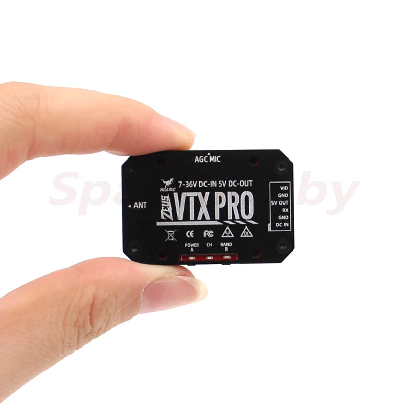HGLRC Zeus VTX PRO 1.6W 5.8G 40CH Image Transmission with Microphone PIT/25/400/800/1.6W Adjustable For RC FPV Racing Drones 4 HGLRC Zeus VTX PRO 1.6W 5.8G 40CH Image Transmission with Microphone PIT/25/400/800/1.6W Adjustable For RC FPV Racing Drones — изображение 4