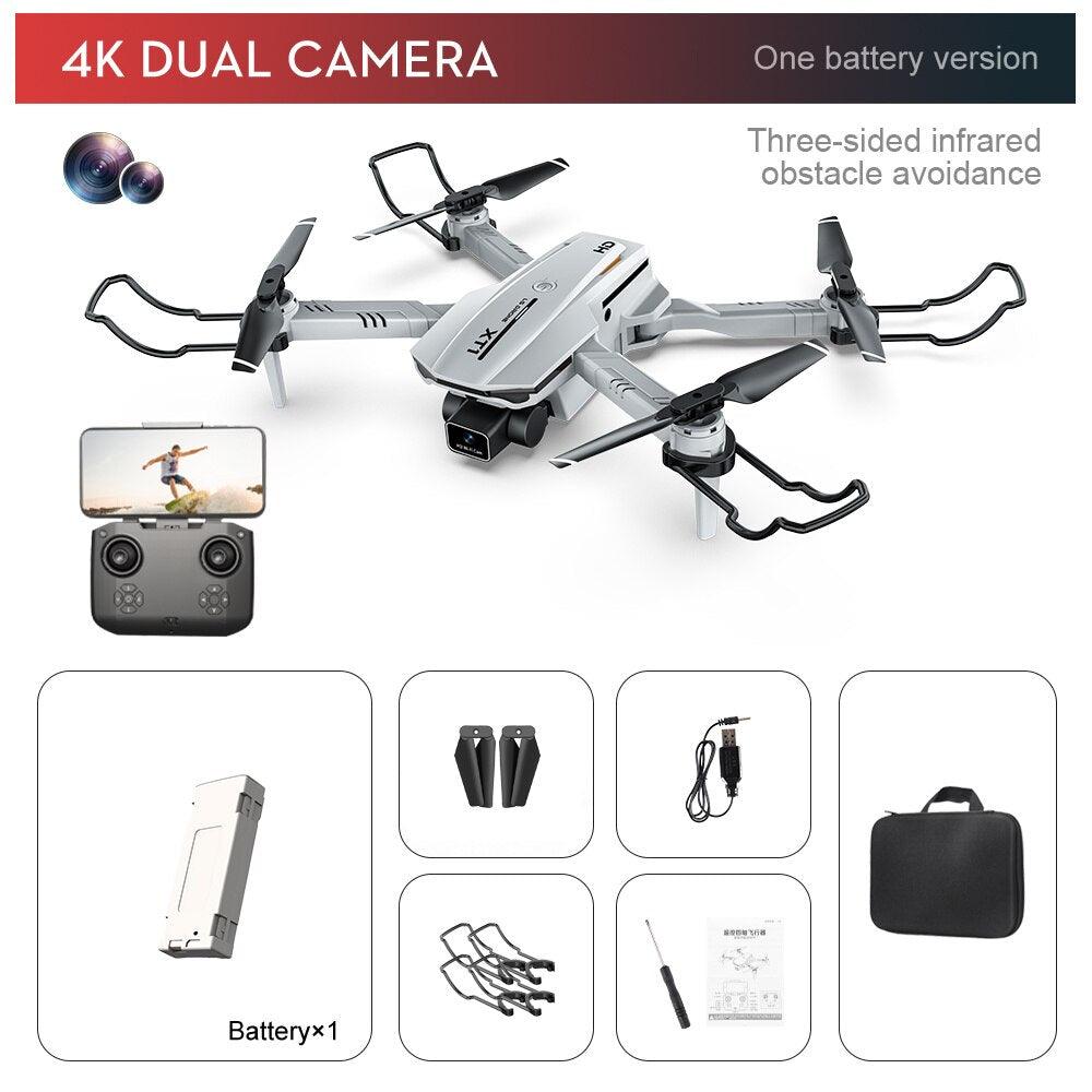 XT1 Drone - 2024 New 4K HD Camera FPV WIFI 3-way Obstacle Avoidance Foldable Quadcopter RC Helicopter For Kid Gift 6 XT1 Drone - 2024 New 4K HD Camera FPV WIFI 3-way Obstacle Avoidance Foldable Quadcopter RC Helicopter For Kid Gift — изображение 6