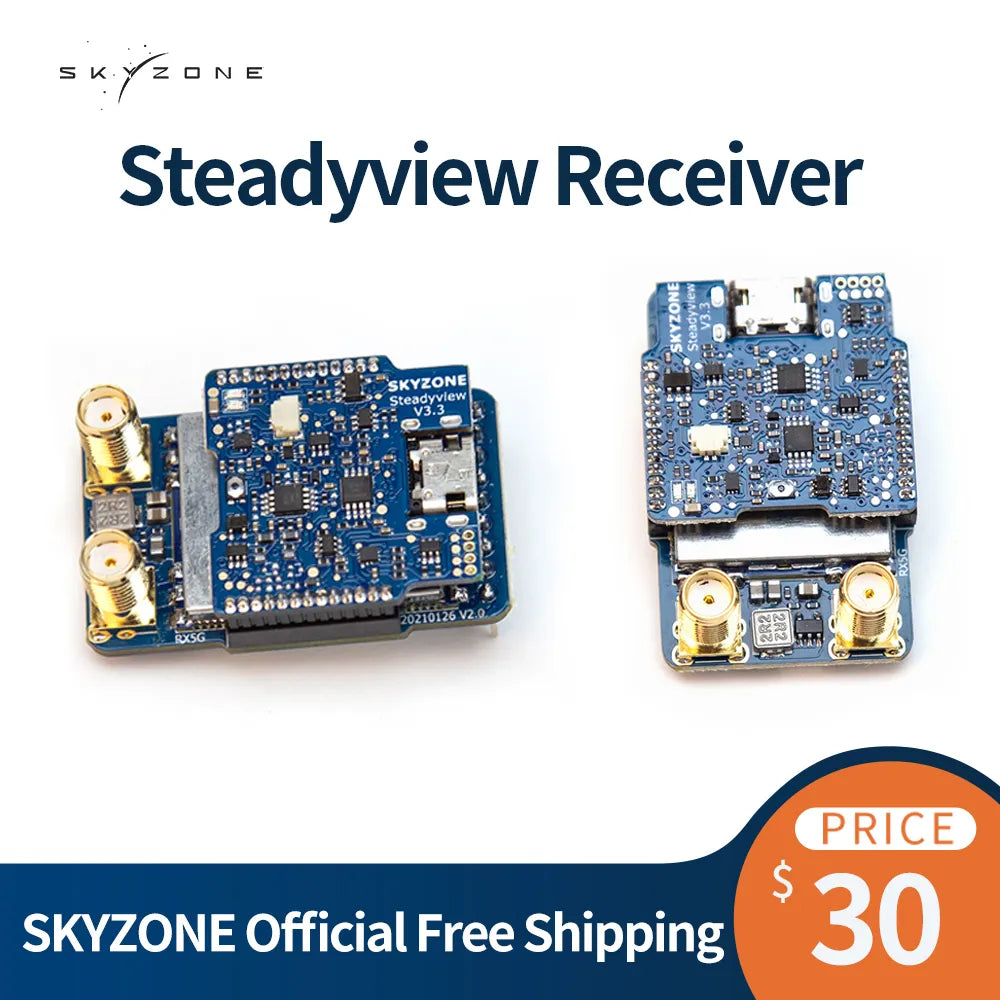 SKYZONE Steadyview/Rapidmix Receiver - for FPV Goggles 48CH 5.8Ghz V3.3 Hardware 3 SKYZONE Steadyview/Rapidmix Receiver - for FPV Goggles 48CH 5.8Ghz V3.3 Hardware — изображение 3