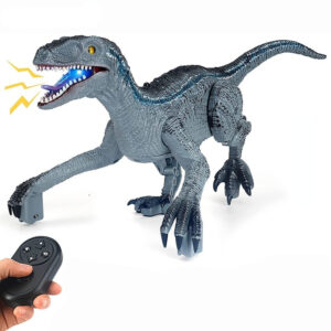 Electric Walking Remote Controlled Spray Dinosaur - Robot RC Toys Simulated Walking Swing Remote Control with Light for Kids