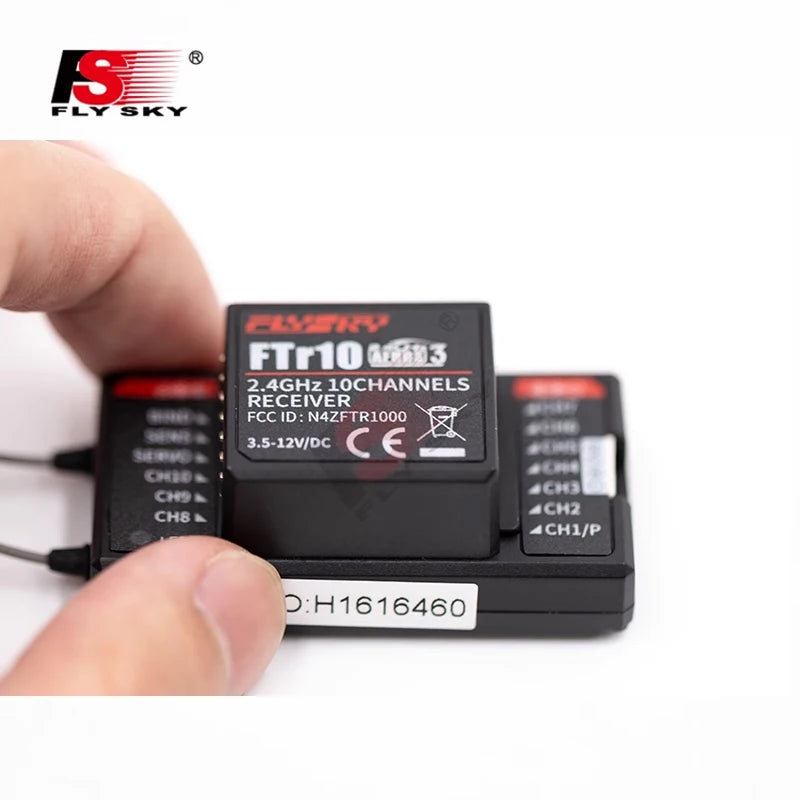 FLYSKY FTR10 2.4Ghz 10CH receiver - is suitable for PL18 NB4 FRM301 FRM302 remote control 2 FLYSKY FTR10 2.4Ghz 10CH receiver - is suitable for PL18 NB4 FRM301 FRM302 remote control - Image 2