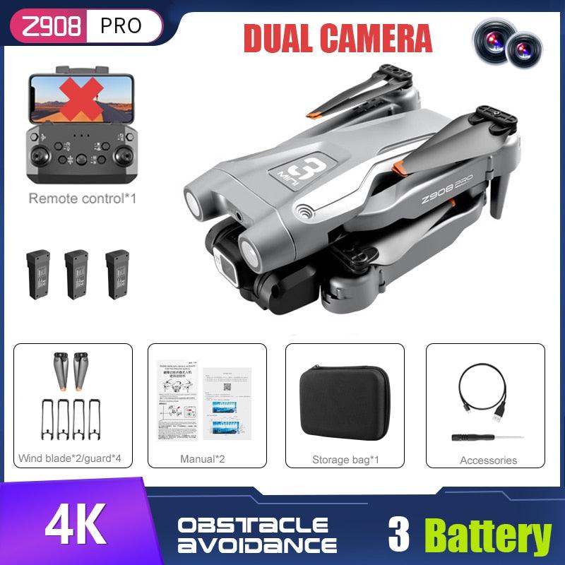 New Z908 Pro Drone - 2.4G WIFI Mini Drone 4k Professional Obstacle Avoidance Helicopter Remote Control Quadcopter RC Drone Toy 15 New Z908 Pro Drone - 2.4G WIFI Mini Drone 4k Professional Obstacle Avoidance Helicopter Remote Control Quadcopter RC Drone Toy - Image 15