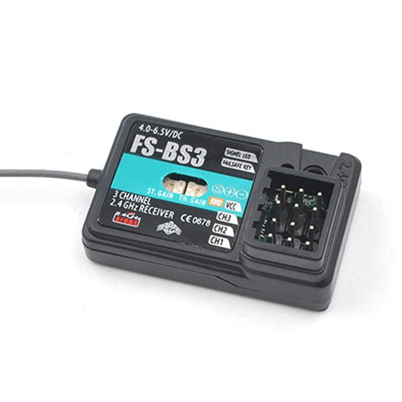 Flysky FS-BS3 3CH Receiver - For RC Controller FS GT2 GT2B GT3B GT3C T4B CT6B T6 RC Car Boat Spare Parts 3 Flysky FS-BS3 3CH Receiver - For RC Controller FS GT2 GT2B GT3B GT3C T4B CT6B T6 RC Car Boat Spare Parts — изображение 3