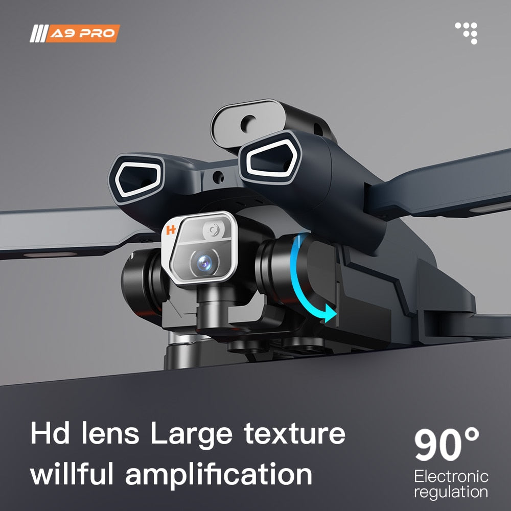 A9 PRO Drone - 2.4G WIFI FPV With 4K HD Camera 20min Flight Time Brushless Foldable ProfessionalRC Drone Quadcopter Toy 14 A9 PRO Drone - 2.4G WIFI FPV With 4K HD Camera 20min Flight Time Brushless Foldable ProfessionalRC Drone Quadcopter Toy - Image 14