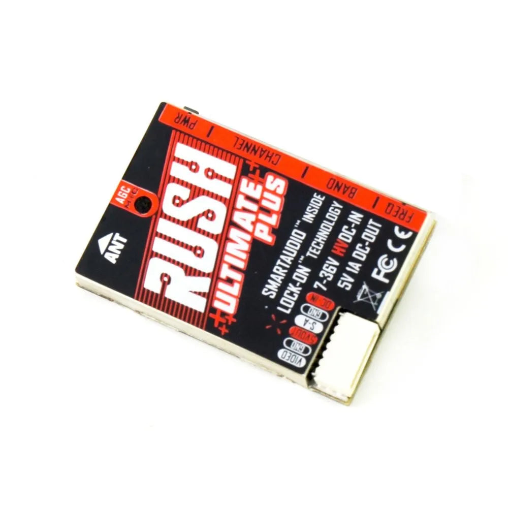 RUSH TANK Ultimate PLUS VTX - 5.8GHz 48CH 2-8s 800mW Video Transmitter w/ Smart Audio AGC MIC FPV Racing Drone 2 RUSH TANK Ultimate PLUS VTX - 5.8GHz 48CH 2-8s 800mW Video Transmitter w/ Smart Audio AGC MIC FPV Racing Drone — изображение 2