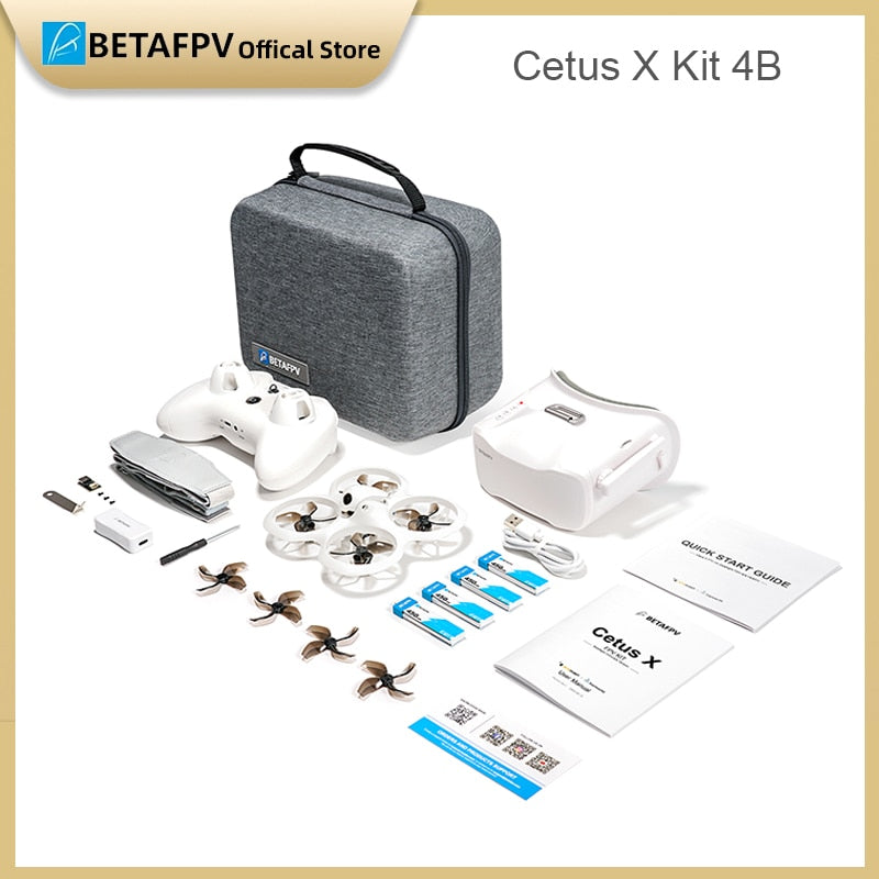 BETAFPV Cetus X - Brushless ELRS FPV Quadcopter BNF/ RTF LiteRadio 3 Radio Transmitter VR03 FPV Goggles C04 FPV Camera RC Drone 4 BETAFPV Cetus X - Brushless ELRS FPV Quadcopter BNF/ RTF LiteRadio 3 Radio Transmitter VR03 FPV Goggles C04 FPV Camera RC Drone - Image 4