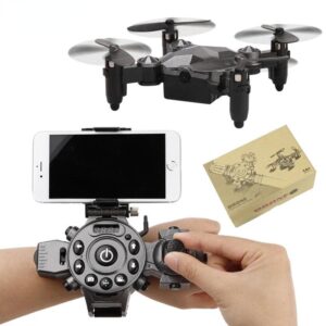 DH800 Drone - Gravity Sensing Flying RC Drone Foldable Mini Quadcopter 360 Degree Rotate Aerobatics Watch Design Remote Control Drone
