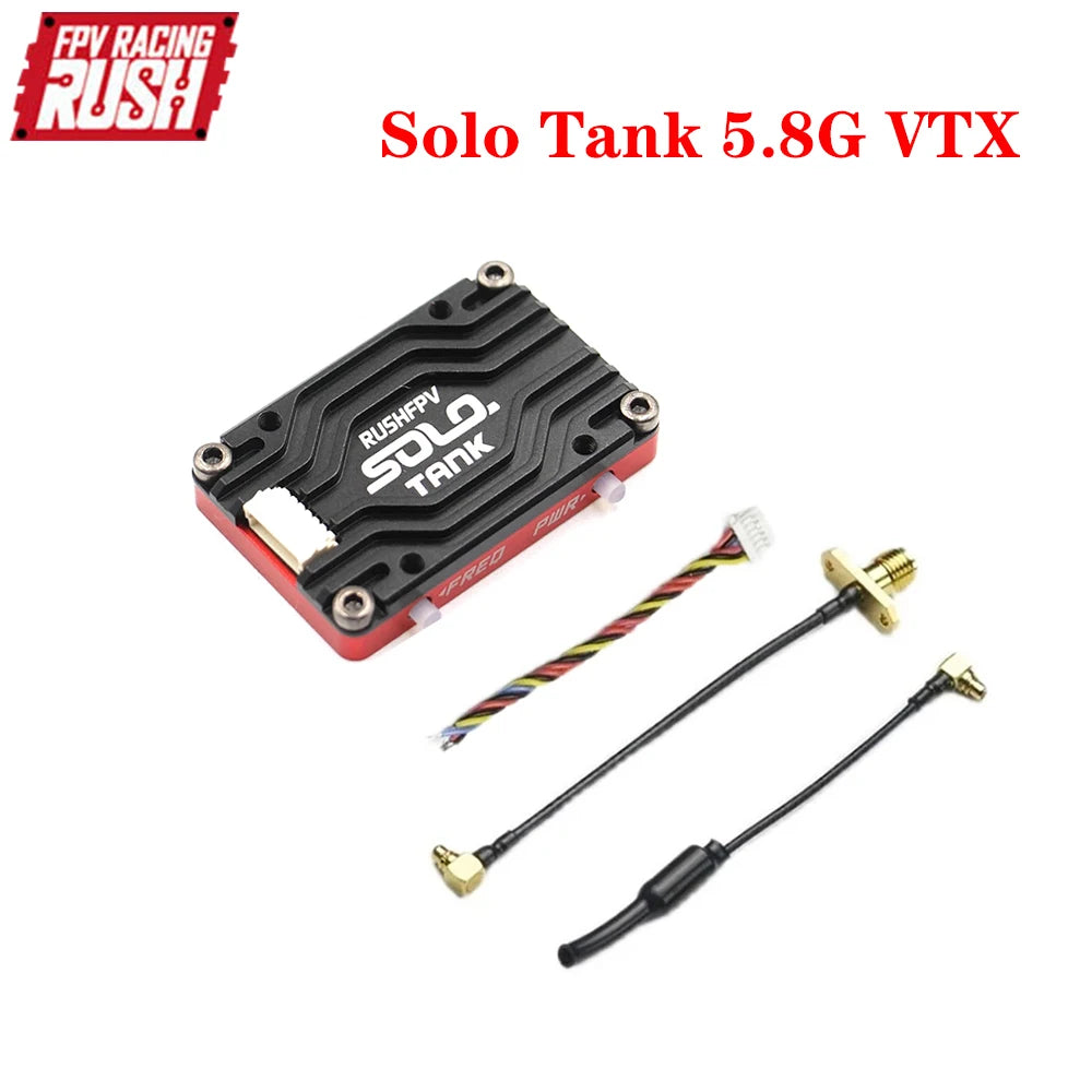 RUSHFPV RUSH TANK SOLO 1.6W 5.8G VTX - 5.8GHZ 48CH PitMode Pitmode 25mW 400mW 800mW 1600mW Adjustable 2-6S Microphone for FPV Long Range Drone 5 RUSHFPV RUSH TANK SOLO 1.6W 5.8G VTX - 5.8GHZ 48CH PitMode Pitmode 25mW 400mW 800mW 1600mW Adjustable 2-6S Microphone for FPV Long Range Drone - Image 5