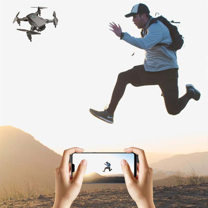 Q12 Drone - 4k HD Camera WiFi Fpv Air Pressure Altitude Hold Black And Gray drone Foldable RC Drones Toy 6 Q12 Drone - 4k HD Camera WiFi Fpv Air Pressure Altitude Hold Black And Gray drone Foldable RC Drones Toy - Image 6