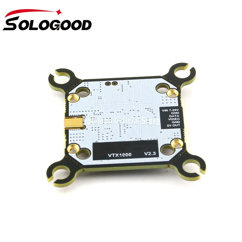 SoloGood 5.8G 1W 48CH VTX - Image Transmission Rush Cherry ntenna Input Voltage 7-26V Transmission Power 25/100/200/400/1000mW 5 SoloGood 5.8G 1W 48CH VTX - Image Transmission Rush Cherry ntenna Input Voltage 7-26V Transmission Power 25/100/200/400/1000mW - Image 5