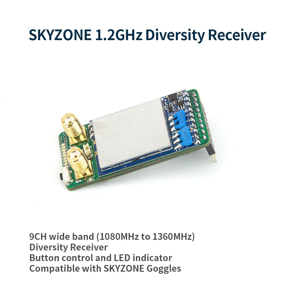 SKYZONE 1.2GHz Diversity Receiver 4db antenna 3 SKYZONE 1.2GHz Diversity Receiver 4db antenna — изображение 3