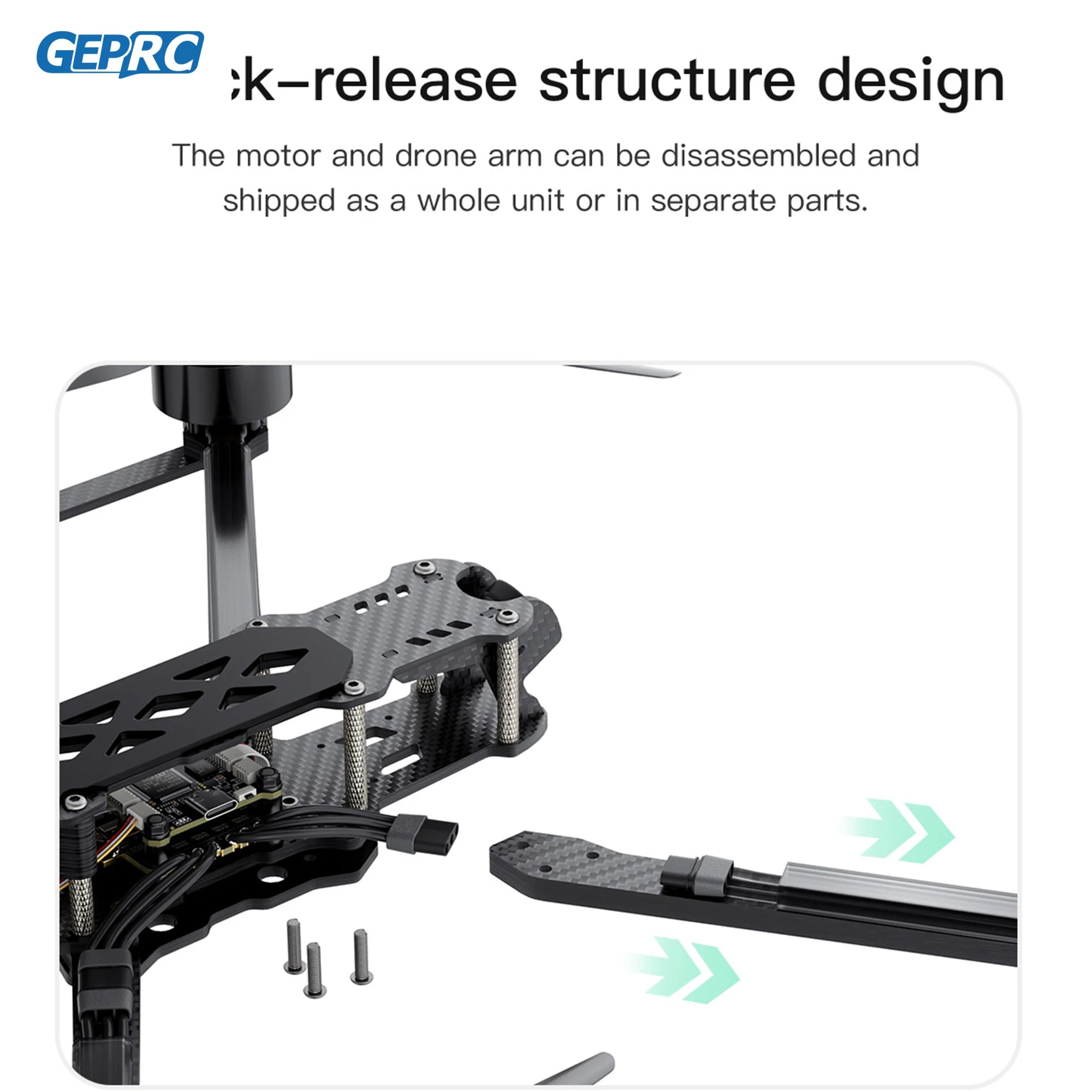 GEPRC MARK4 LR10 5.8G 1.6W Long Range 10inch FPV - EM3115 900KV GEP-BL60A-4IN1 ESC High-performance RC Quadcopter Freestyle Drone 3 GEPRC MARK4 LR10 5.8G 1.6W Long Range 10inch FPV - EM3115 900KV GEP-BL60A-4IN1 ESC High-performance RC Quadcopter Freestyle Drone - Image 3