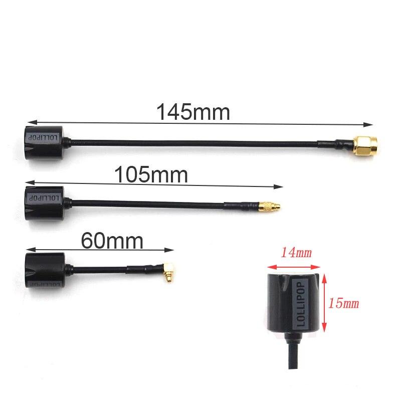 Micro Lollipop 5.8G RHCP Image Transmission Antenna 65/105/145MM SMA / RP-SMA / MMCX / UFL For RC FPV Racing Drones DIY Part 16 Micro Lollipop 5.8G RHCP Image Transmission Antenna 65/105/145MM SMA / RP-SMA / MMCX / UFL For RC FPV Racing Drones DIY Part — изображение 16