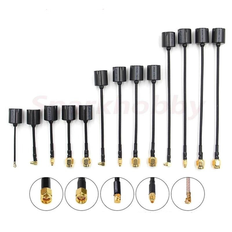 Micro Lollipop 5.8G RHCP Image Transmission Antenna 65/105/145MM SMA / RP-SMA / MMCX / UFL For RC FPV Racing Drones DIY Part 1 Micro Lollipop 5.8G RHCP Image Transmission Antenna 65/105/145MM SMA / RP-SMA / MMCX / UFL For RC FPV Racing Drones DIY Part